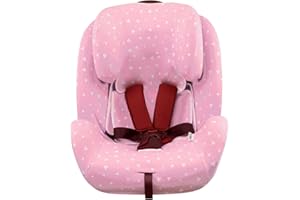 JYOKO Kids Funda de algodón para Silla de Coche Compatible con Joie Every Stages (Pink Sparkles)