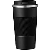 304 L Lockable Steel Mat Black 510 Ml Coffee Thermos Mug Cin405sy
