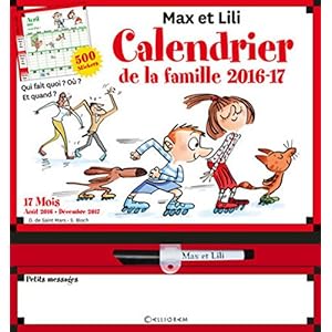 Calendrier de la famille Max et Lili 2016-2017 Livre en Ligne - Telecharger Ebook