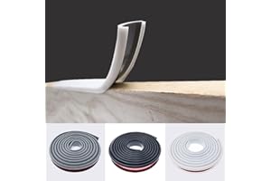 GELUNBIY U-Form, flexibel, selbstklebend, Möbelkantenband, weiches PTE-Kantenband, zum Abziehen und Aufkleben, faltbarer Kantenschutz, für Schrankreparatur, Möbelrestaurierung (U38 mm x 3 m, schwarz)