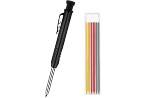 paymali Deep Hole Marker, Durable Marker with Sharpener and Retaining Clip, Special Refill