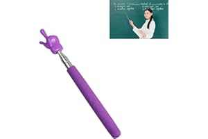 MOFALA Pointeur télescopique pour enseignants, bâton de démonstration en classe, indicateur gGuide, bâton de pointage rétractable pour l'enseignement scolaire (Violet)
