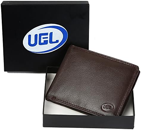 Premium Genuine Bifold Leather Wallet for Men Soft, Comfortable & Stylish - Dark Brown
