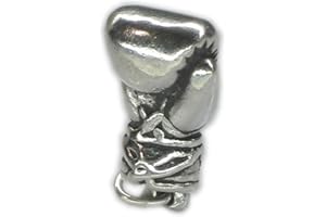MALDON JEWELLERY Ciondolo con ciondolo in argento sterling guantoni da boxe .925 x 1 Guanti da boxe