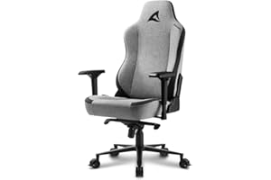 Sharkoon Sedia da Gioco, Acciaio Inossidabile, Nero, Largo