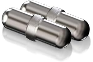 FOXNSK Magnétique Remuer BarInoxydable Acier Magnétique Remuer Bar Auto Agitation Tasse Bar Soi Mélange Café Tasse Aimant Adapté pour Soi Agitation Tasse (2 Pcs)