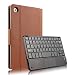 Produktbild Mumuj Bluetooth Keyboard Case, PC-Ständer Flip Leder Tasche Modedesign PU-Leder Standplatz-Fall-Abdeckung Case Cover für Huawei M5 8,4 Zoll MediaPad (Braun)
