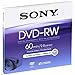 Produktbild Sony 2DMW60AJ-BT DVD in Wei– DVD + RW Rohlinge (0,74 µm, 1,2 mm, 80 mm)