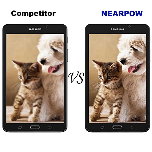 Samsung Galaxy Tab A 7.0 Panzerglas Displayschutzfolie, Nearpow Schutzfolie 9H Härte, Anti-Kratzen, Anti-Öl, Anti-Bläschen, lebenslange Garantie - 6