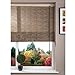 Roman Shade Window Blind - Cord - 100% Jute- Papyrus Black - 60x160cm