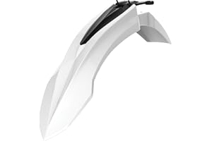 POLISPORT 8574700002 - Parafango anteriore replica OEM realizzato in plastica lucida durevole e resistente compatibile con le moto BETA in colore bianco