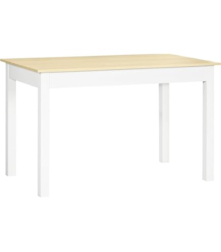 Mesa Comedor Extensible 140 A 180 Cm Blanca Actual