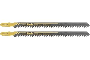 kwb 2 x brzeszczoty do drewna 623220 (grube, bimetalowe, ekstra długość 152 mm, trzpień wpustowy, T344D) i m.in. do Einhell RT-JS 85
