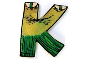 JHEPPBAY Janosch Holzbuchstabe K farblich sortiert