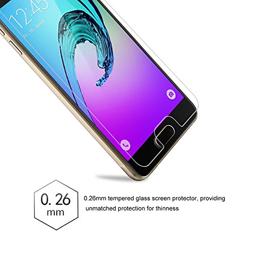 Galaxy A3 2016 Schutzfolie, Vakoo Galaxy A3 2016 Displayschutzfolie – [Hartglas 9H] Panzerfolie Samsung Galaxy A3 2016 Folie Glasfolie Schutzglas Panzerglas für Samsung Galaxy A3 2016 (2-Stück) - 2