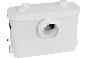 OVINGTON 400W 4 Inlets Premium Sewerage Pump Macerator Toilet Waste Water Pump for Toilet Sink Basin Shower Bathtub