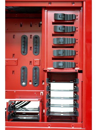 NZXT Phantom Big-Tower PC ( E-ATX, 5x 5,25 extern, 7x 3,5/2,5 intern, 7x Lüfter, USB 3.0) rot - 4