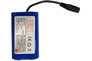 AlKazeme 12000mAh 7.4V Lithium Battery Large Capacity Rechargeable Battery for RC Fishing Bait Boat, Compact Size and Lightweight Design for Outdoor Play Nesting Boat Battery
