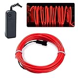 neon beleuchtung wien Diese El Wires Funktionieren super, sind relativ Hell und sehr flexibel und energiesparend, leicht zu installieren, kann ausschneiden und verbinden,kann flechten und wieder aufbereiten.es kann in alle Formen biegen.
