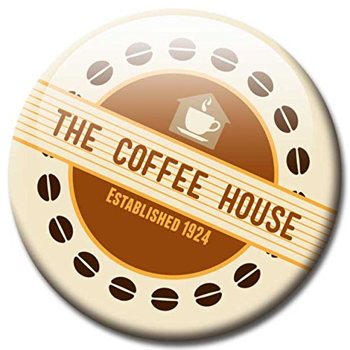 Magnettafel Kaffee Tasse – Stilvolle Design Metall Magnetpinnwand 60×40 cm – Memoboard Pinnwand mit Motiv: Küche Essen & Trinken Kaffeetasse Bohnen – inkl. 6 Magnete mit Kaffeelabel für Magnetwand – Original GUMA Magneticum® - 8