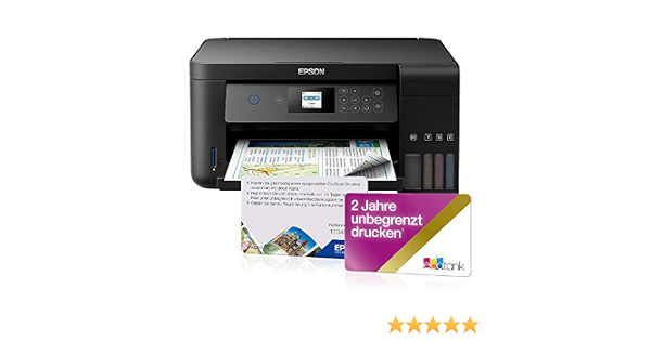 EPSON EcoTank ET-2750 Multifunction Printer + 2 Years Unlimited Print*:  Amazon.de: Computer \u0026 Accessories