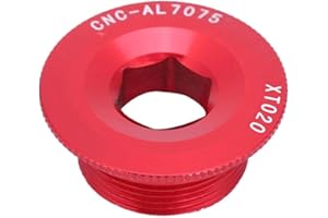 ‎KEENSO Keenso Śruba korbowa, śruba ramienia korby ze stopu aluminium do roweru górskiego i szosowego, nasadka wspornika, śruba korbowa M20, śruby osi BB