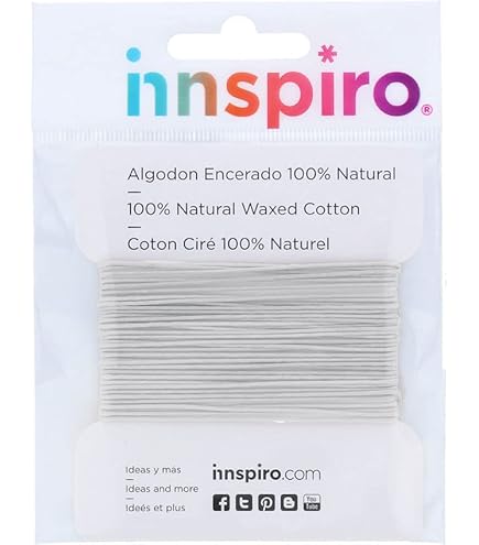 Cordon Coton Ciré Rouleau Fil Coton Ciré 1.5mm - 100m - Marron Selle