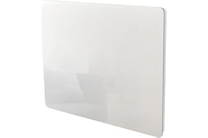 Kalia Radiateur électrique à inertie sèche bloc CERAMIQUE + facade VERRE écran LCD 1000W GLASS Norme NF