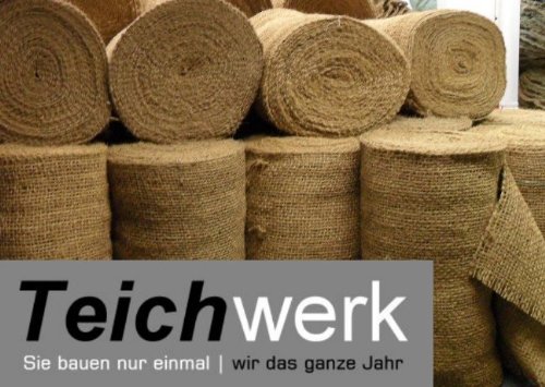 Premium Kokosmatte 1 x 20 m Rolle | Böschungsmatte Teich - 2