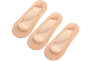 LEGENDTECH 3D Foot Massage Padded Lady Invisible No-Show Arch Support Sponge Cushion Non Slip Massage Socks For Plantar Fasciitis & Heel Pain