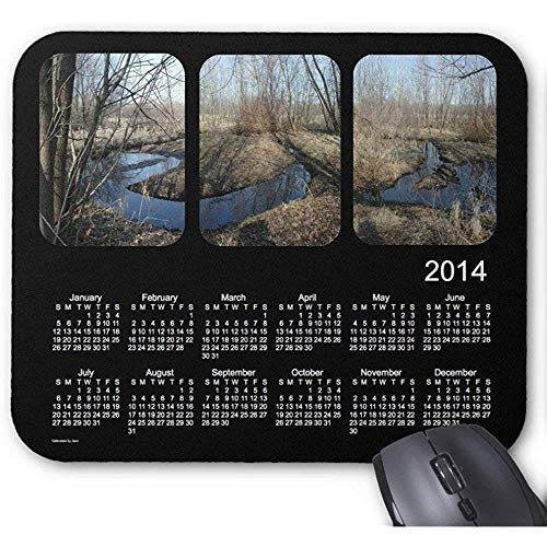 Preisvergleich Produktbild Schwarzes 2014 Landschaftskalender-Mausunterlage 30X25CM