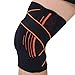Produktbild Alomejor 3D Weben Gleiten auf Kniebandage Basketball Wandern Radfahren Kniebandage Professionelle Sport Schutz Knie Pad, A-XL