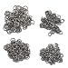 Produktbild 400pcs Spaltring Biegering Federringe Ösen offen 5/6/7/8mm Gun Schwarz