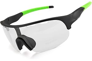 SAWUTPV Gafas de Ciclismo Fotocromáticas Resistentes al Viento con Protección UV400 Polarizadas para Hombres y Mujeres