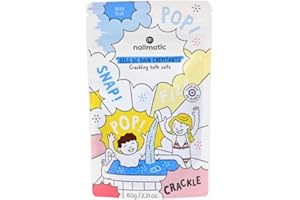 Nailmatic kids Sels de Bain Crépitants Bleus Crackling Bath Salts, Blue