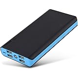 Power Bank,20000mAh Ultra‑Large Capacity 4 USB Output Fast Charge Mobile Power Bank Case DIY Kit Suitable for Mobile Phones, 