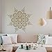 Produktbild Mandala Wall Decal Vinyl Aufkleber - Mandala Wall Art Boho böhmischen marokkanischen Ornament Schlafzimmer Dekor - indische Mandala Yoga A12-051