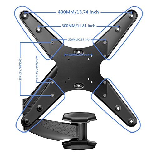 Suptek Gas Spring Arm TV Monitor Halterung Wandhalterung für 26 “ bis 50 „bis 21KG (46lbs) LCD LED Plasma Flachbildschirm TV mit VESA 400/200/100 / 75mm WM4021B Z2 - 7