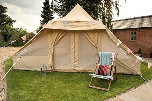 Touareg Bell Tente 5 x 4 m avec fermeture éclair en Tapis de sol par Bell Tente Boutique