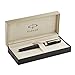 Price comparison product image Parker Ingenuity Slim Black Rubber Pink Gold Trim Medium Nib 5th Technology Pen - Gift Boxed