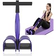 Bande De Résistance Avec Pédales - 6 Tubes, Force 22.7 Kg, Idéale Pour Fitness Maison, Musculation Et étirement