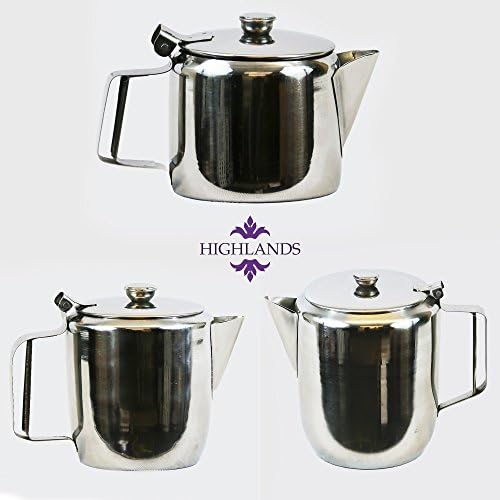 LESS THAN HALF PRICE*** Stainless Steel Catering Cafe Teapot Infuser Herbal Leaf Cup Stump Spout Life English Traditional Yorkshire Tea 2 CUP 3 CUP 4 CUP 6 CUP 8 CUP 12 CUP