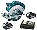 Price comparison product image Makita DSS611Z 18V LXT Cordless Circular Saw (Body Only) Plus BL1830 18.0V 3.0Ah Lithium-ion Battery (638409-2) - Genuine Plus DC18RC 14.4-18V Lithium-ion Battery Charger 240V