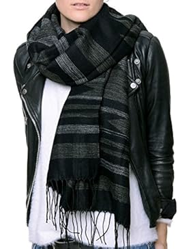 Lykkja - weicher XL Schal, Schultertuch in trendigem Farb-/Mustermix