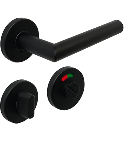 Maniglia Porta FELGNER Como II - Moderna, Nera, Per Interni - Foto 4