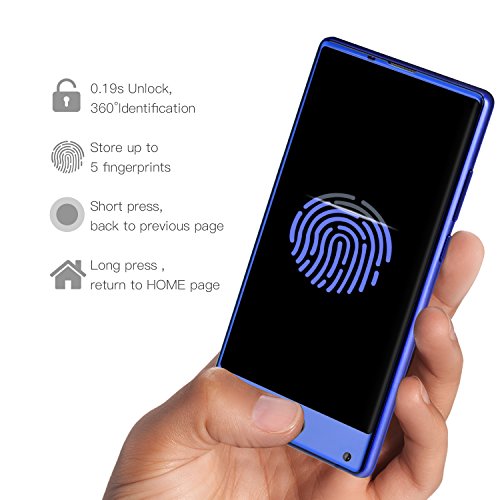 Cellulari in Offerta, DOOGEE MIX Smartphone Dual SIM - Android 7.0 MediaTek Helio P25 Octa-core Telefonia Mobile - 5.5 Pollici Bezel-less 4G Telefoni Cellulari - 6GB RAM+64GB ROM - 3380mAh 16.0MP-Blu