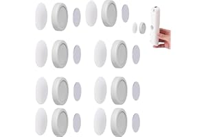 MEISO 8 Stück Magnetischer Fernbedienungshalter, TV Fernbedienung Wandhalterung Selbstklebende Fernbedienungshalter, Ohne Bohrlöcher Fernbedienung Halterung, für Zuhause Büro Schule