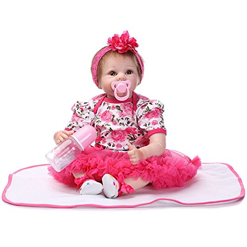Fachel Reborn Baby Doll realistic baby dollsVinyl Silicone Babies 55cm 22inch Doll Newborn real baby doll Life Like Reborn Pacifier Doll
