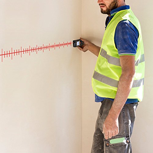 Tacklife Professional A-LDM02 60 Laser Entfernungsmesser Distanzmessgerät (Messbreich 0,05~60m/±2mm mit LCD Hintergrundbeleuchtung, Staub- und Spritzwasserschutz IP 54) Ein Ideales Geschenk für Vatertag - 7