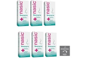 ‎NASIC Nasic Nasenspray 15 ml für Erwachsene Set mit 6 x 15 ml inkl. Granatapfel Handseife von Apotheken-Express